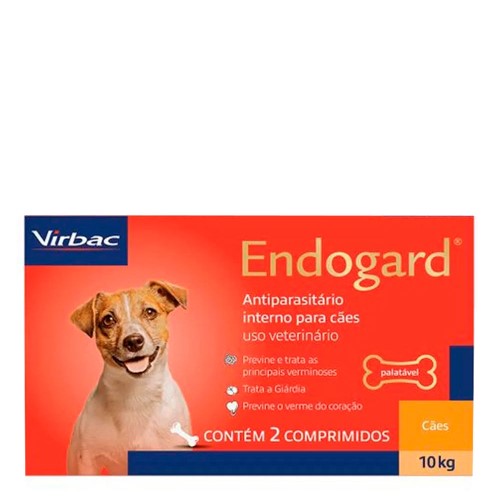 Endogard Cães Até 10kg 2 Comprimidos