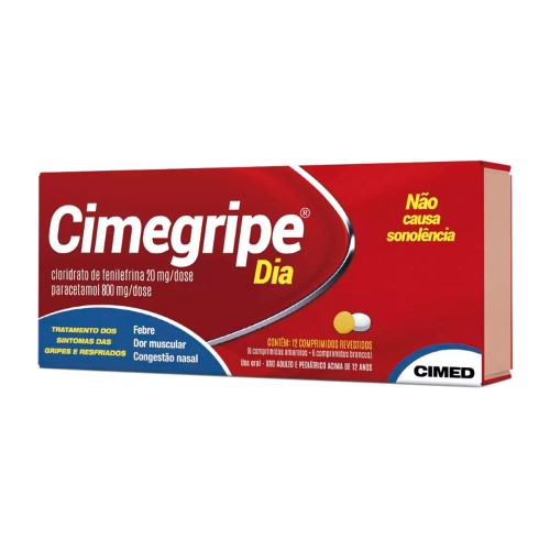 Cimegripe Dia com 12 cápsulas