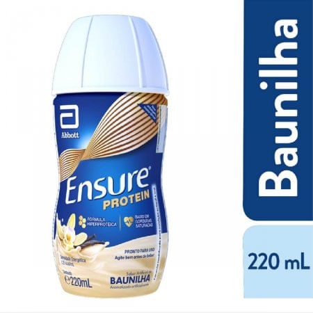 Suplemento Adulto Ensure Protein Sabor Baunilha 220ml