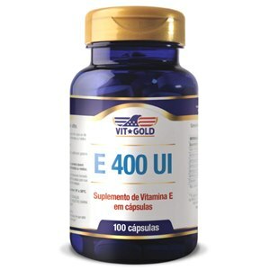 Suplemento Vitamina E 400UI Vitgold 100 Cápsulas