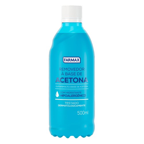 Removedor de Esmalte Farmax à Base de Acetona 500ml