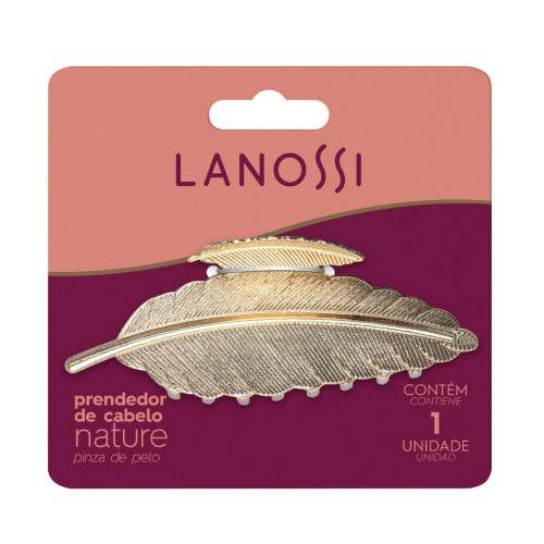 Prendedor de Cabelo Lanossi Nature 1 Unidade