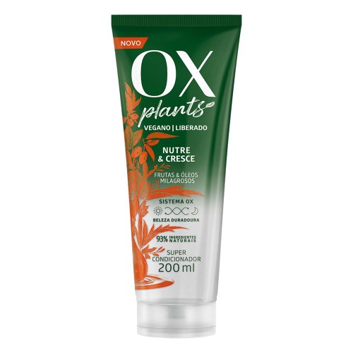 Condicionador Ox Plants Nutre e Cresce Vegano 200ml