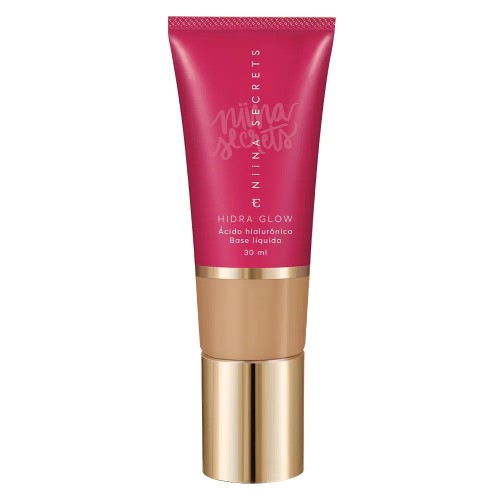 Base Líquida Niina Secrets Hidra Glow Cor 45 com 30ml