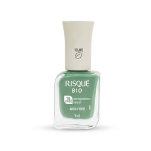 Esmalte Risqué Bio Argila Verde 9ml