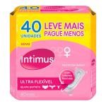 Protetor Diário Intimus Ultra Flexível com 40 Unidades