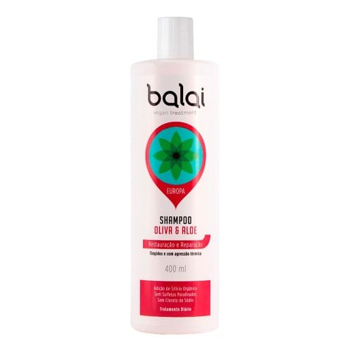 Shampoo Vegano Balai Oliva & Aloe com 400ml