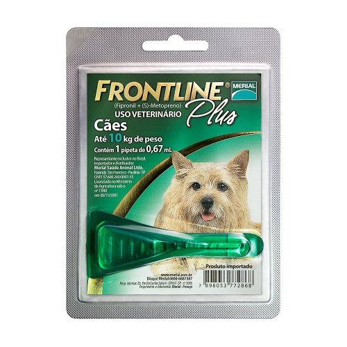 Frontline Plus Cachorro até 10kg