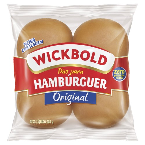 Pão para Hambúrguer Original Wickbold 200g