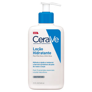 Loção Hidratante CeraVe Peles Secas e Extra Seca Sem Perfume 340ml