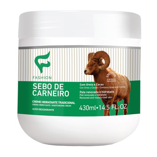 Creme Hidratante Tradicional Sebo de Carneiro Fashion 430ml