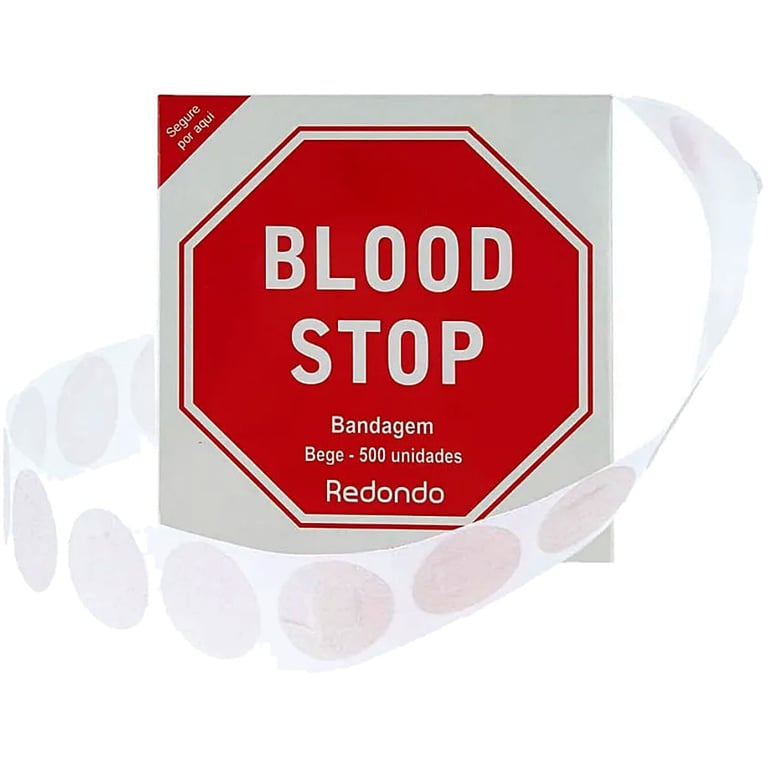 Blood Stop Bandagem Bege 500 unidades