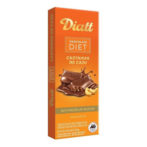 Choc Diatt Castanha Caju 25G