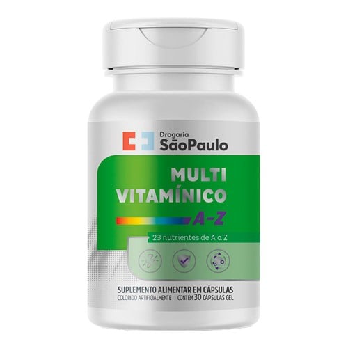 Multivitamínico AZ Drogaria São Paulo 30 Comprimidos