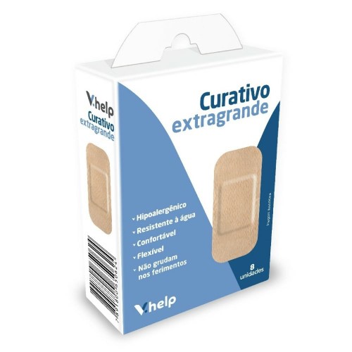 Curativo V.Help Extragrande 8 Unidades