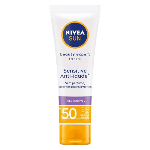 Protetor Solar Facial Nivea Beauty Expert Anti Idade Fps 50 50ml