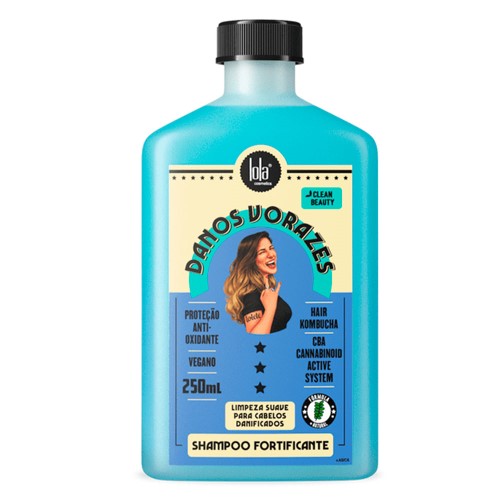 Shampoo Lola Danos Vorazes Fortificante com 250ml