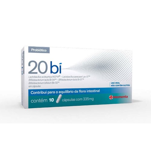 20 bí 335mg com 10 Cápsulas