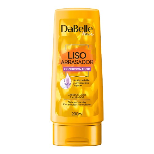 Condicionador Dabelle Liso Arrasador Cabelos Lisos e Alisados 200ml