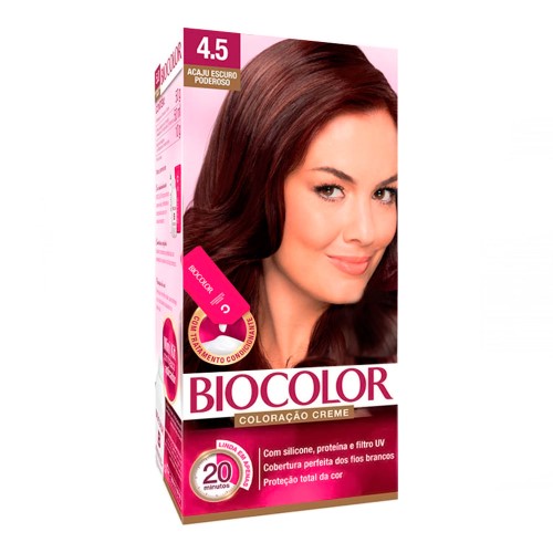 Coloração Permanente Biocolor Acaju Escuro Poderoso 4.5 1 Unidade