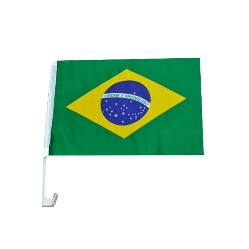 Bandeira do Brasil para Carro 43cm x 30cm 1 Unidade