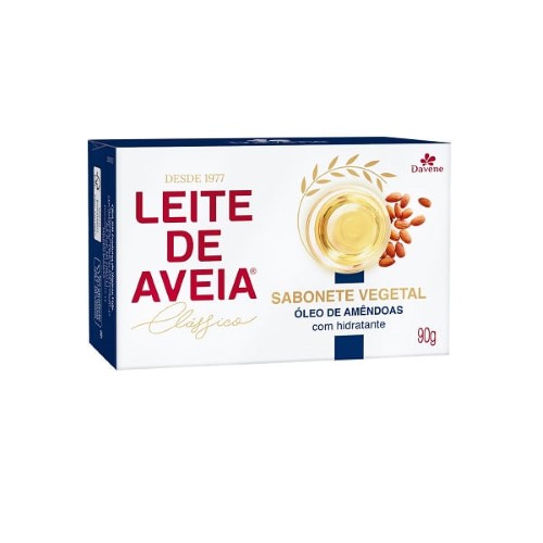 Sabonete Leite De Aveia Hidratante óleo De Amêndoas Davene 90g