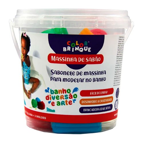 Massinha de Sabão Color Brinque 210g