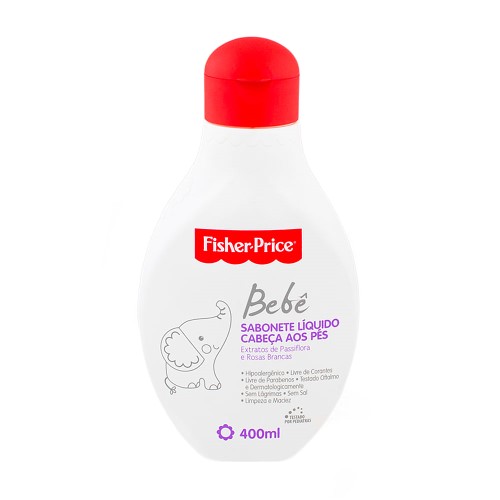 Sabonete Líquido Fisher-price Cabeça Aos Pés Bebê 400ml