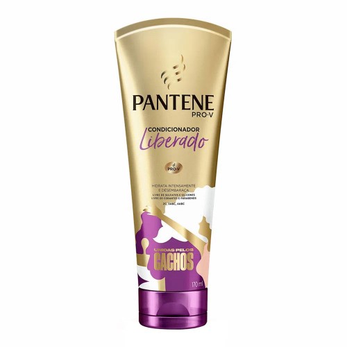 Condicionador Pantene Liberado Unidas Pelos Cachos com 170ml