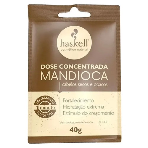 Dose Concentrada Haskell Mandioca Tratamento Imediato Sachê 40g