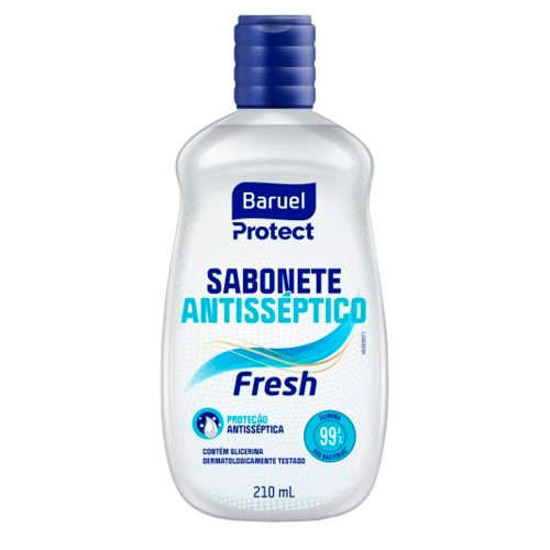 Sabonete Liquido Baruel Antisséptico 400ml