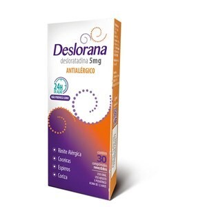 Deslorana 5mg 30 Comprimidos