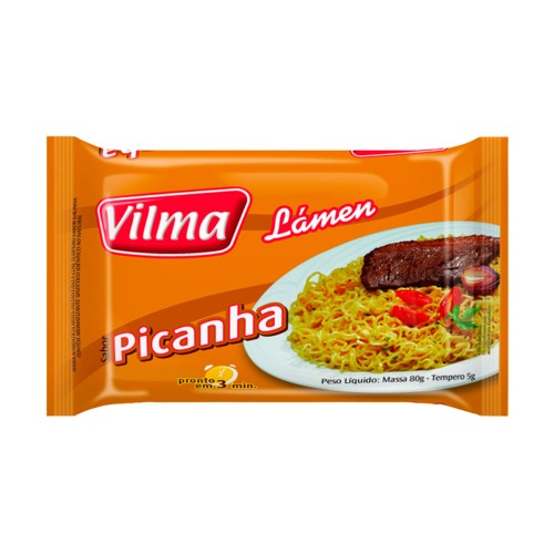 Macarrão Instantâneo Vilma Lámen Sabor Picanha 85g