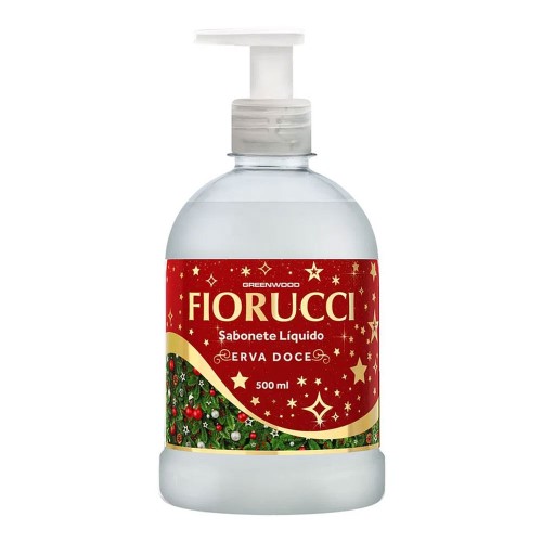 Sabonete Líquido Fiorucci Erva Doce Edição Especial Natal 500ml