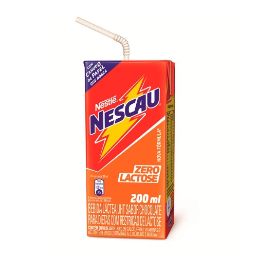 Bebida Láctea Nescau Prontinho Zero Lactose 200ml