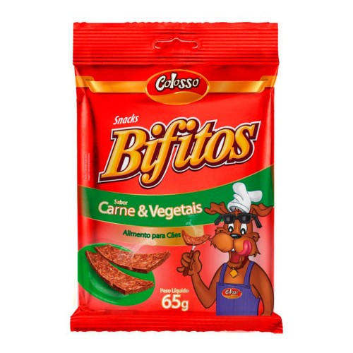 Bifitos Colosso Sabor Carne e Vegetais com 65g