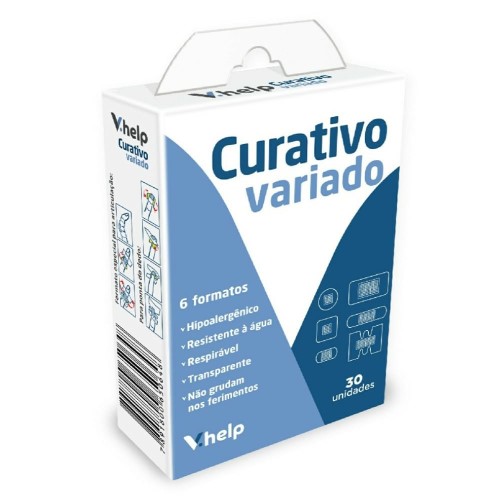 Curativos Variados V.Help 6 Formatos 30 Unidades