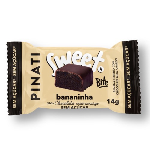 Bombom Pinati Sweet Bite Banana Sem Açúcar 14g