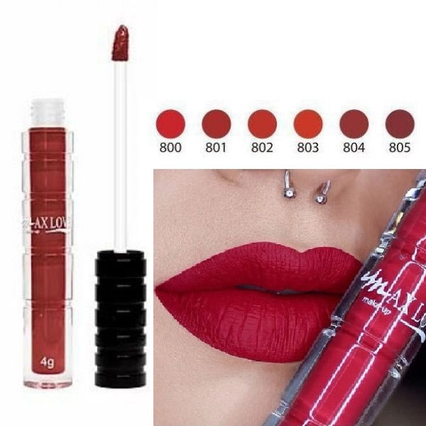 Cremoso 803 Vermelho Claro - Batom Líquido 4ml