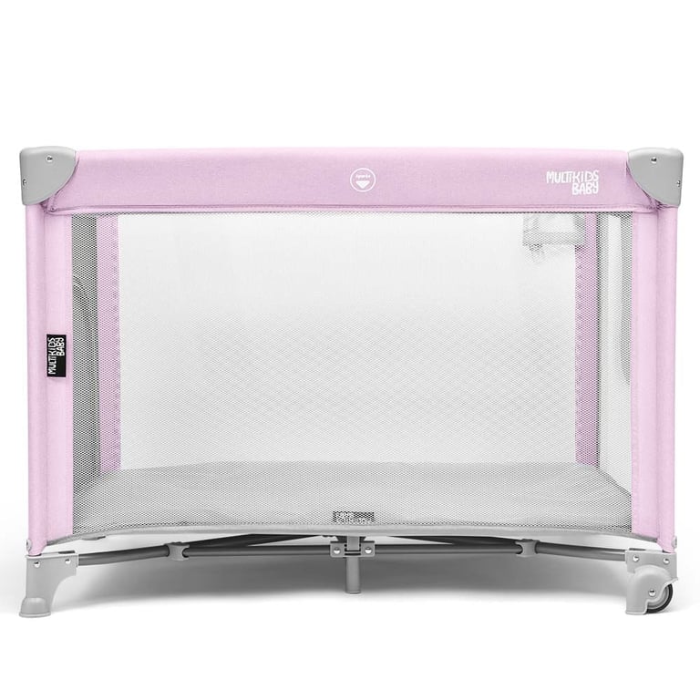 Berço Desmontável 0-15kg Multikids Baby Serene Rosa