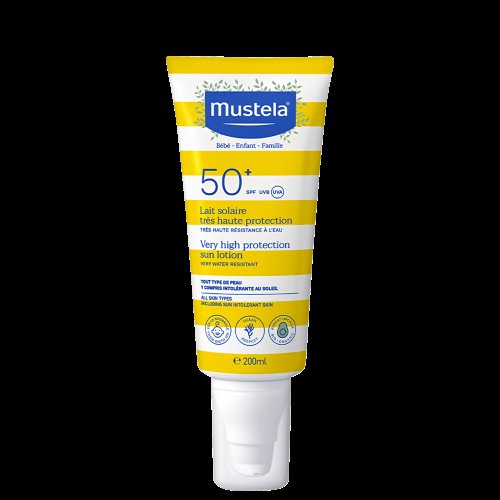 Protetor Solar Mustela Infantil e Adulto Rosto e Corpo Fps50 200ml