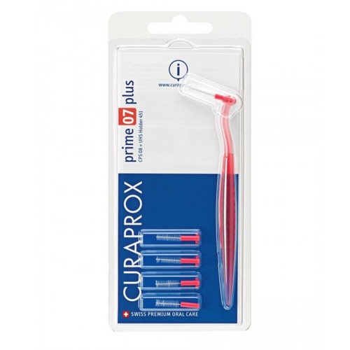 Escova Dental Interdental Curaprox Prime Plus 07mm + 4 Refis