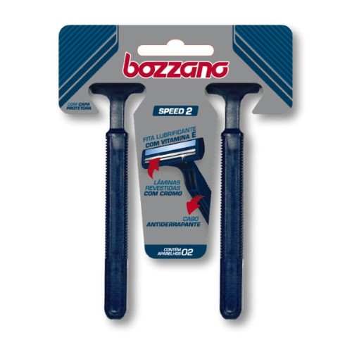 Aparelho Barba Bozzano Speed 2 Laminas 2UN