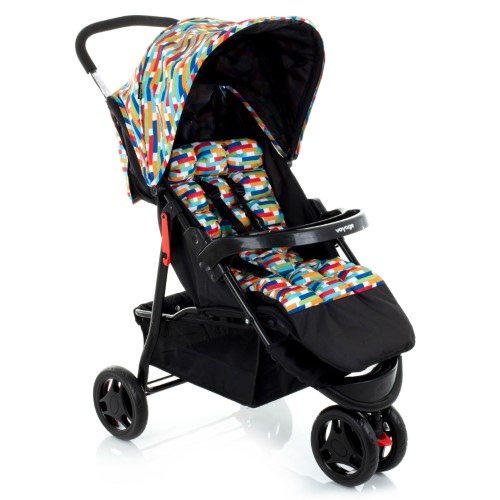 Carrinho de Passeio Delta Voyage (Até 15kg) - Colorê