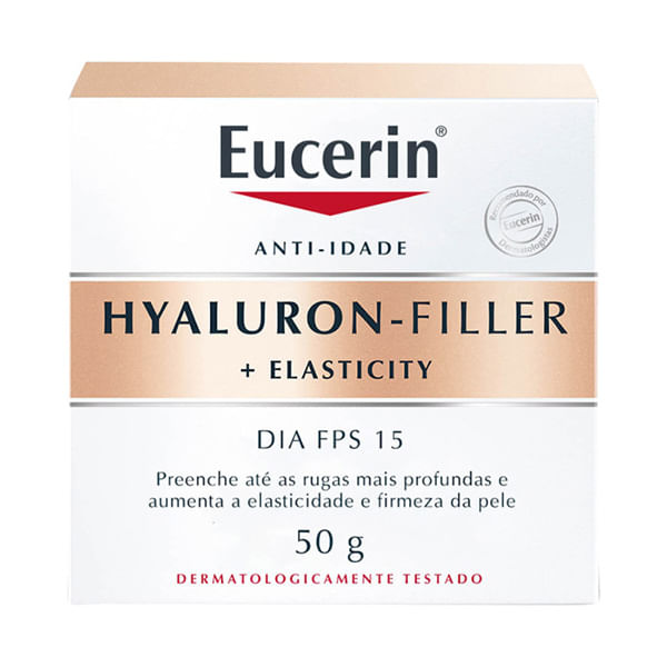 Creme Facial Anti-Idade Eucerin Hyaluron - Filler + Elasticity Dia Fps15 50g