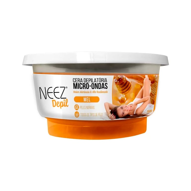 Cera Depilatória Neez Morna Mel 250g