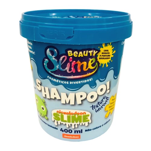 Shampoo Beauty Slime Azul com 400ml