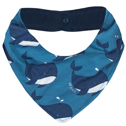 Babador Bandana para bebê em suedine Oceano - Up Baby