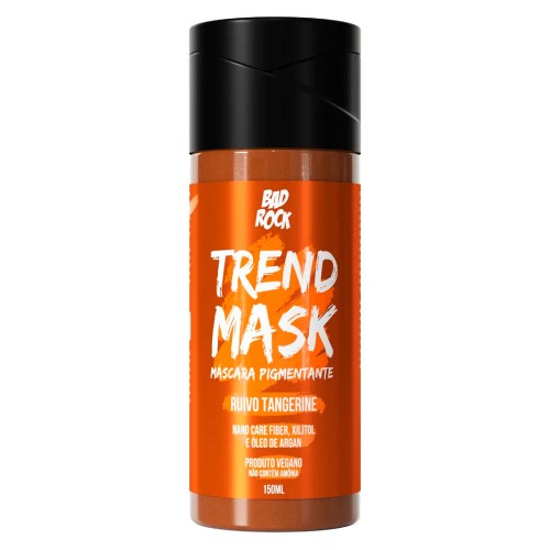 Máscara Pigmentante Bad Rock Trend Mask Ruivo Tangerine 150ml