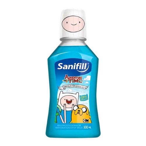 Enxaguante Bucal Infantil Sanifill 300ml Era do Gelo